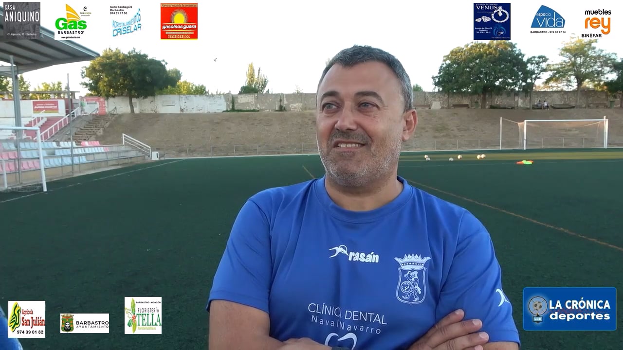 JOSÉ LUIS BLÁZQUEZ (Directivo Peña Ferranca Tella) Primer día de trabajo y análisis de una temporada más para el equipo Barbastrense.
