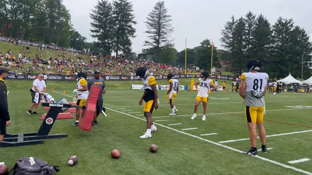 Steelers camp observations: Rookie TE Darnell Washington delivers