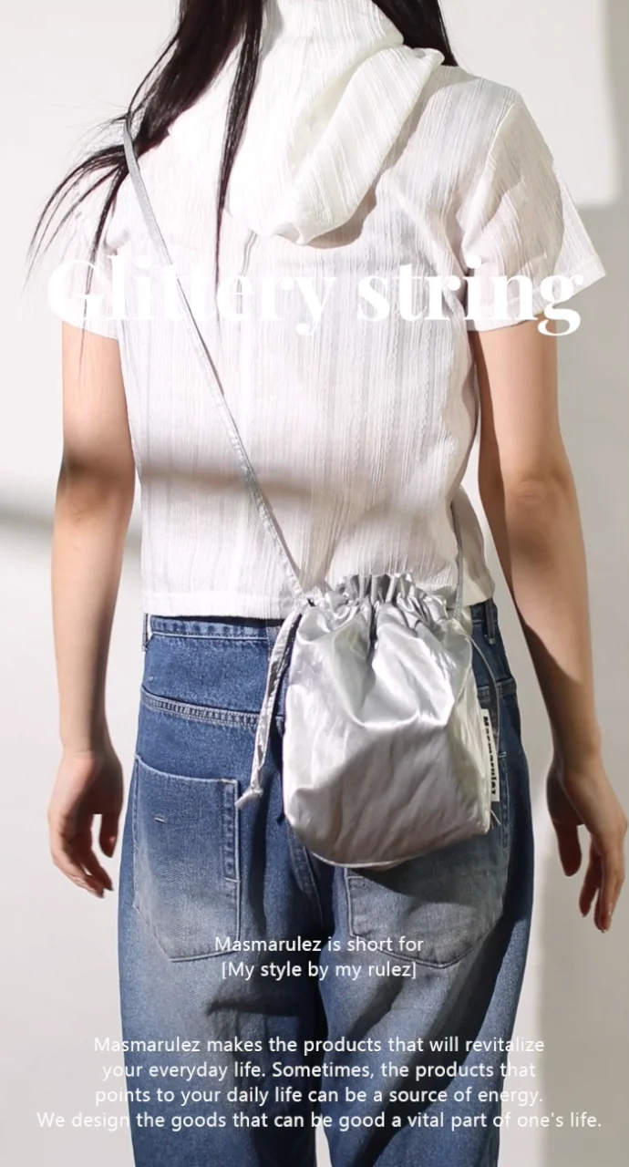 ■masmarulez■ String cross bag Glittery silver 5005988048 String cross bag-glittery silver masmarulez官方網站