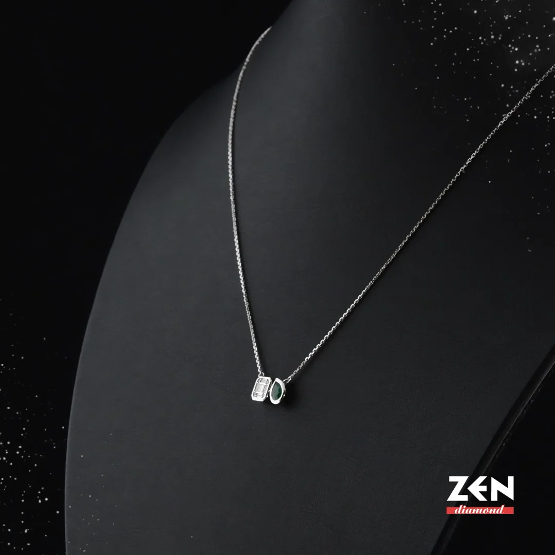 0.43 ct. Zümrüt Kolye - 3001438115 | Zen Diamond 0.43 ct. Zümrüt Kolye - 3001438115 | Zen Diamond