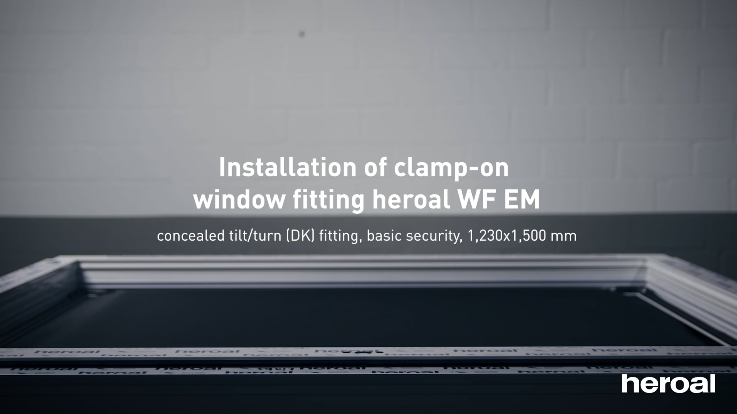 Assembly instructions window fitting heroal WF EM | Assembly | Videos ...