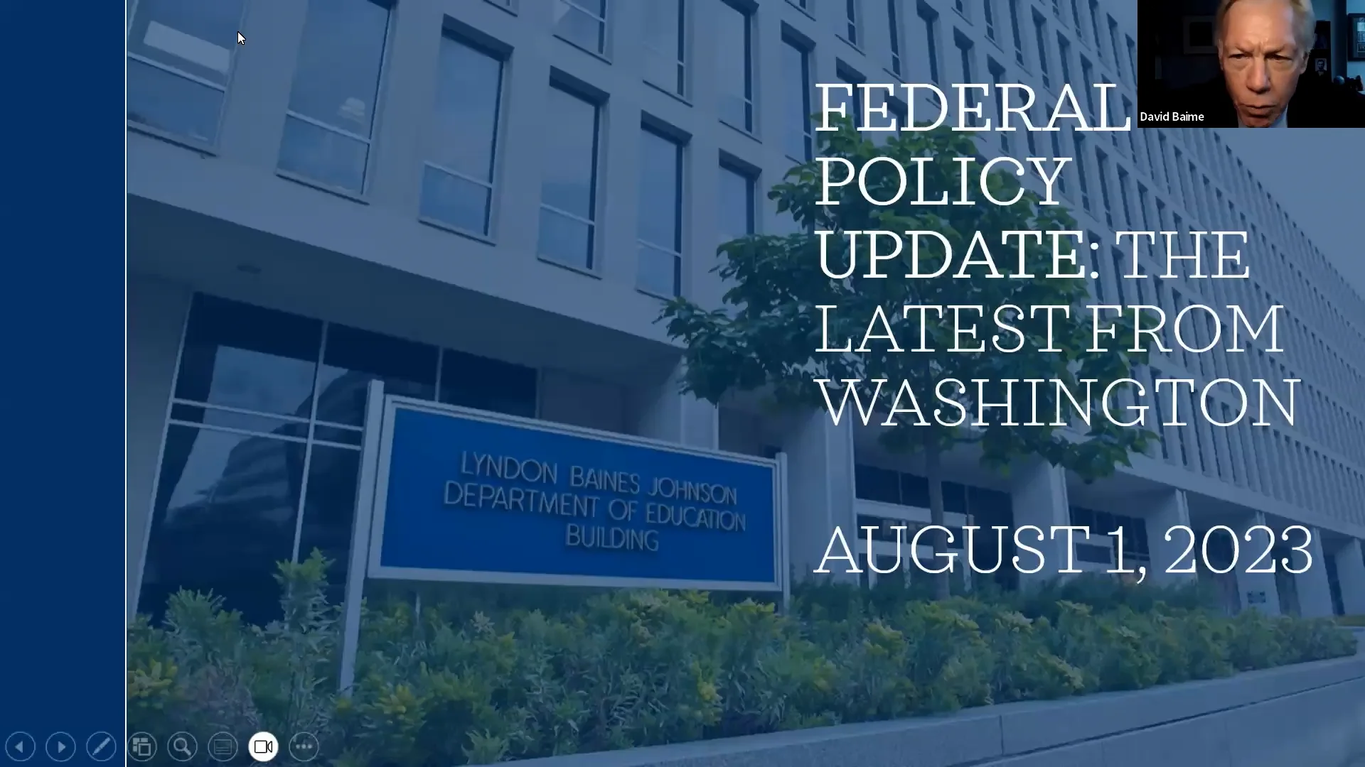 Federal Policy Update - The Latest from Washington - August 1, 2023 on ...
