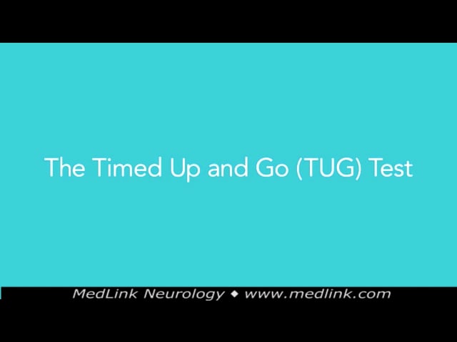 Timed Up and Go (TUG) test