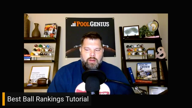 Video: How to Use Our Best Ball Rankings - PoolGenius