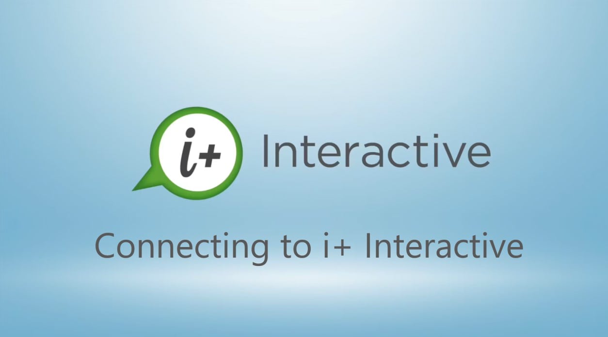 Video Tutorials - Student - Connecting to i+ Interactive on Vimeo