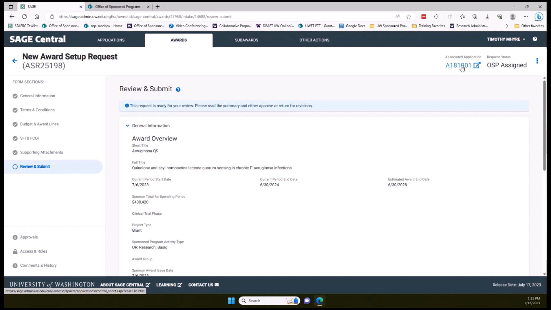 Form Sections on Vimeo
