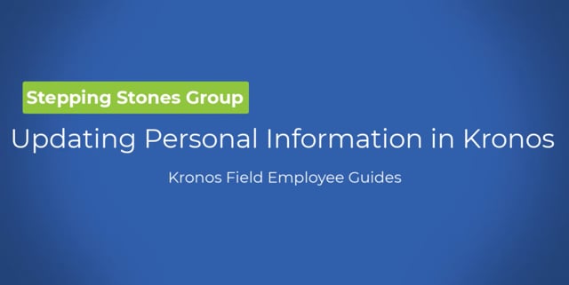 Update Personal Information
