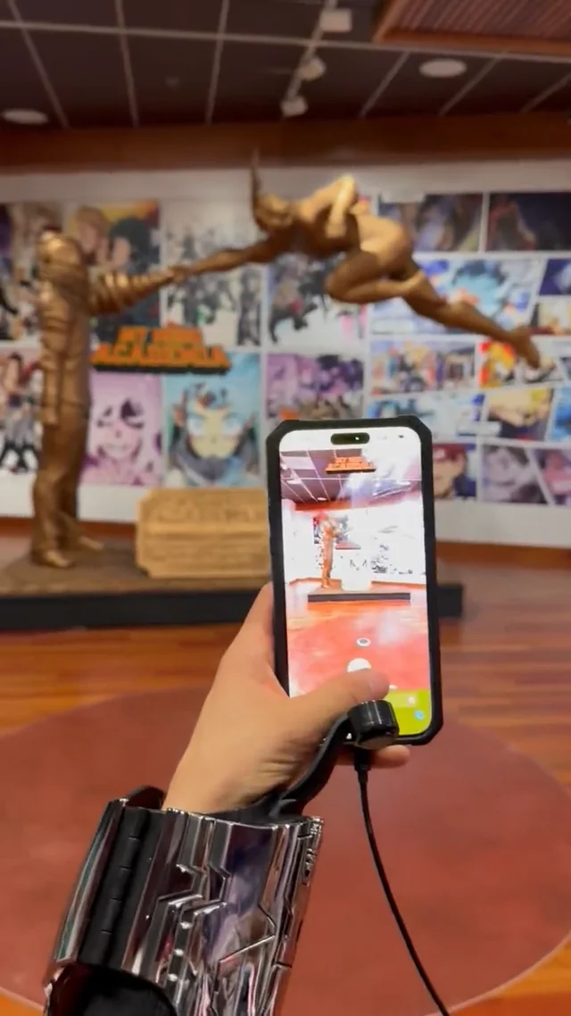 Groove Jones Brings My Hero Academia Statue to Life Using AR