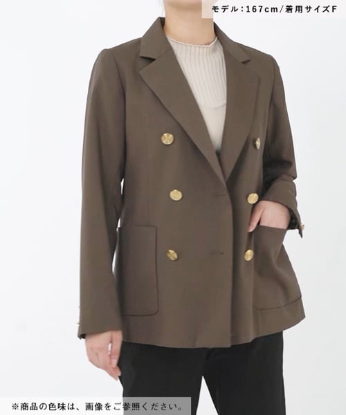 ジャンパー/ブルゾンXIAN NAN 厚手の金ボタンのジャケット