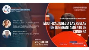 Modificaciones a las reglas de quebrantamiento de condena / Jaime Vera, Cristian Morales / Penal
