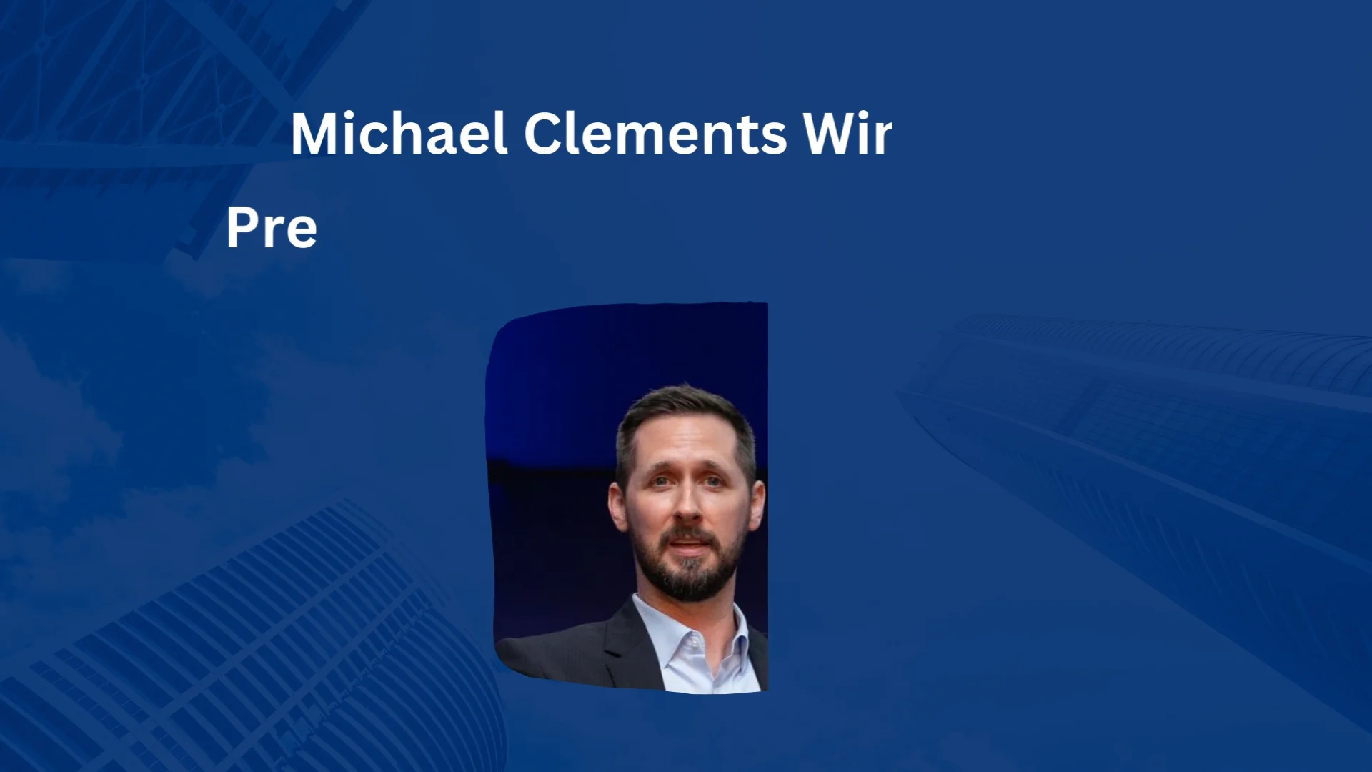 Michael Clements Windward  A Mechanical Engineer 