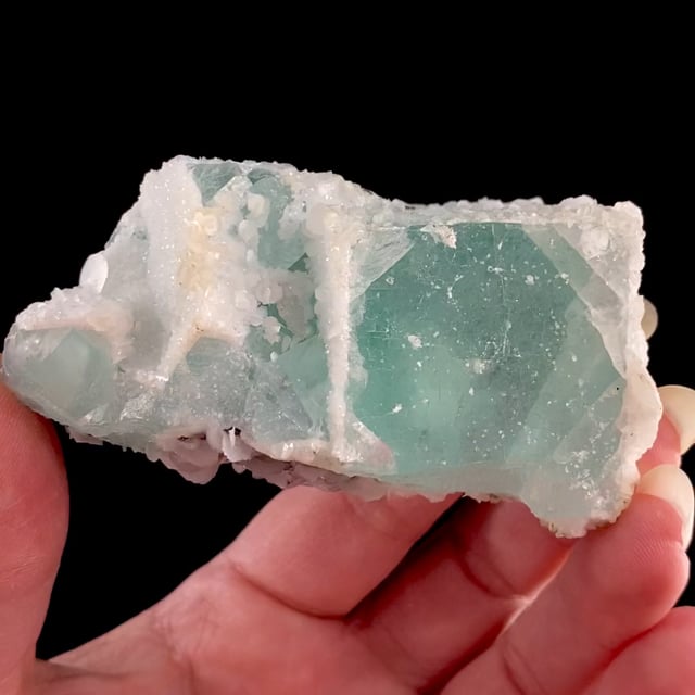 Fluorite with Calcite (2021 find)