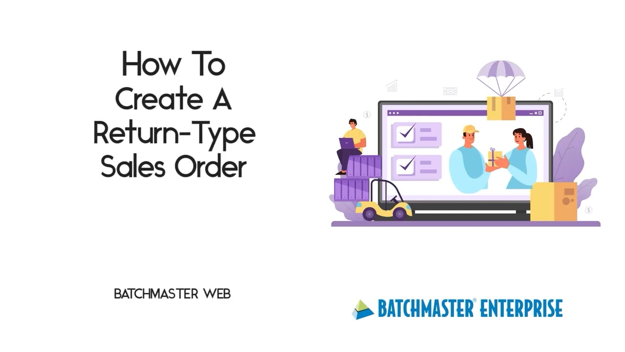 How To Create a Return Sales Order on Vimeo