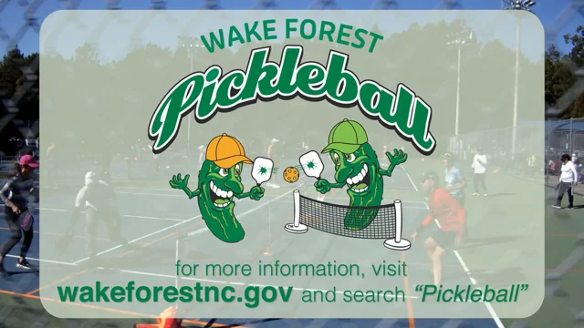 Pickleball | Town of Wake Forest, NC