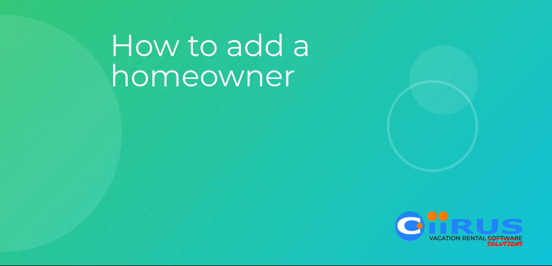 How to add a homeowner on vimeo