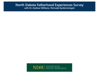 North Dakota Fatherhood Experiences Survey