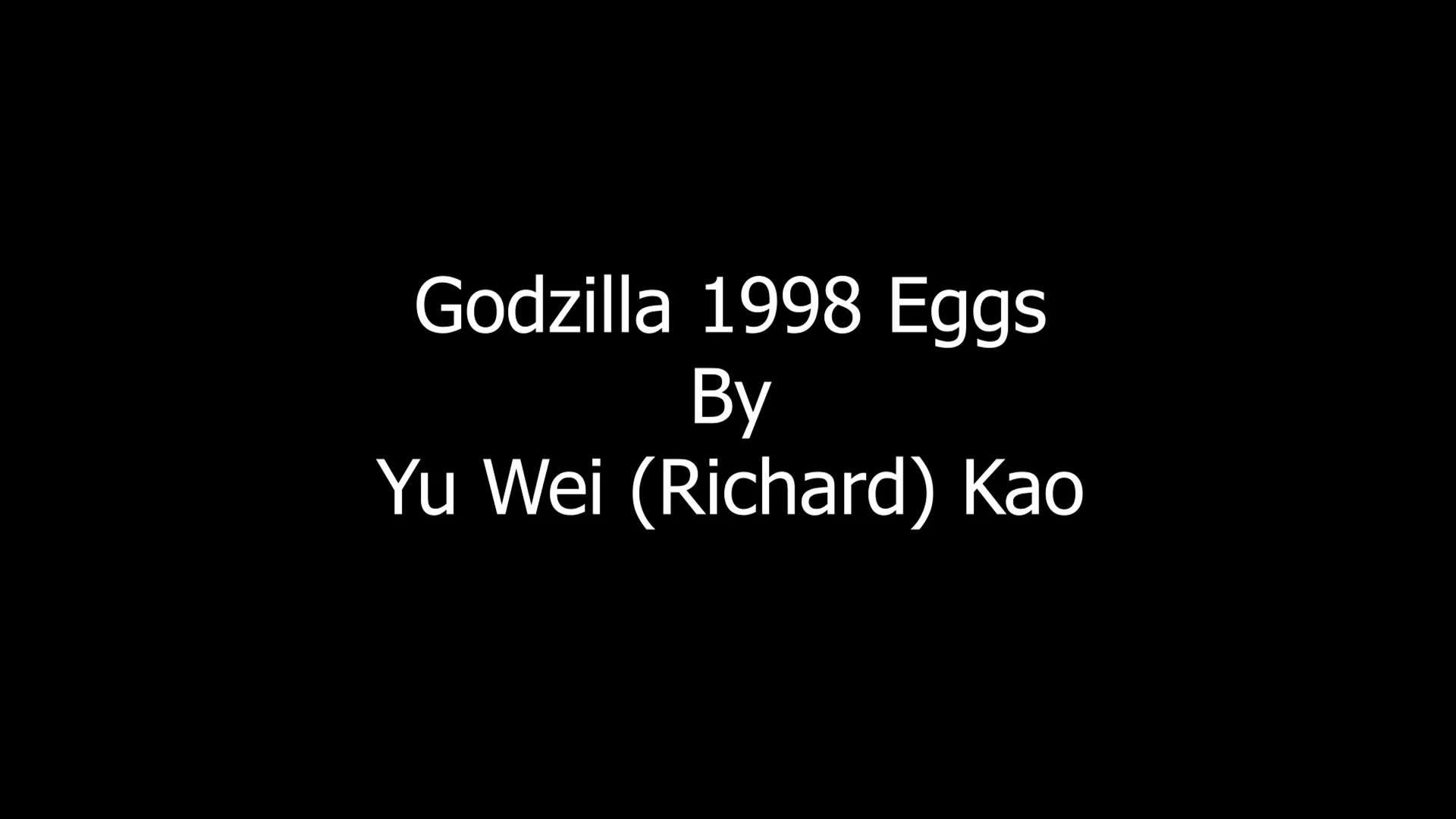 Yu Wei (Richard) Kao - Godzilla Atomic Beam 2.0