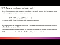 Signal to Interference & Noise Ratio (SINR)