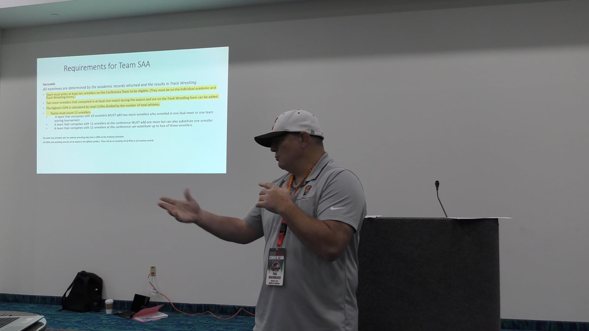NAIA Women's Business Session