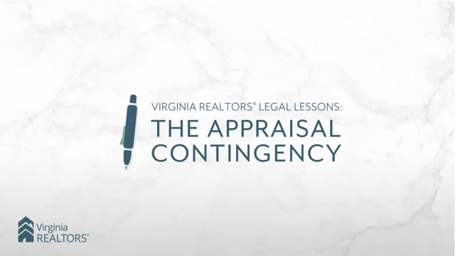 The Appraisal Contingency – Legal Video