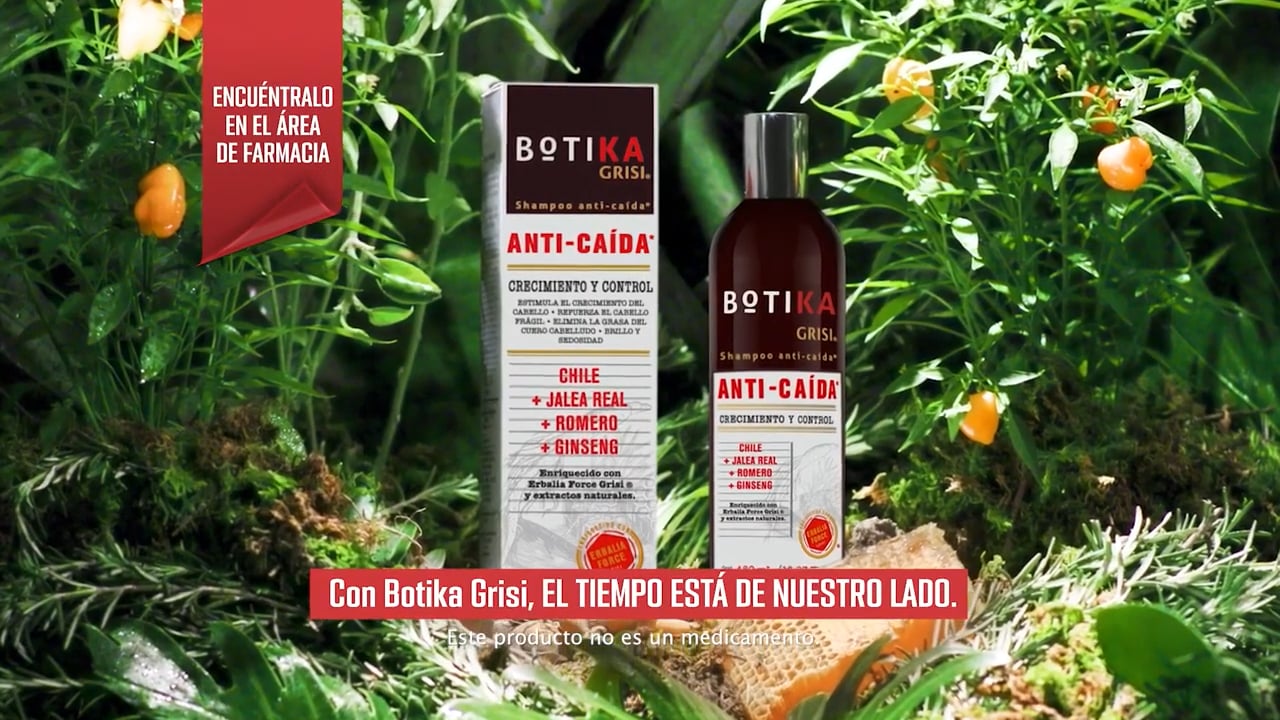 Shampoo Botika Grisi Anti-caída.