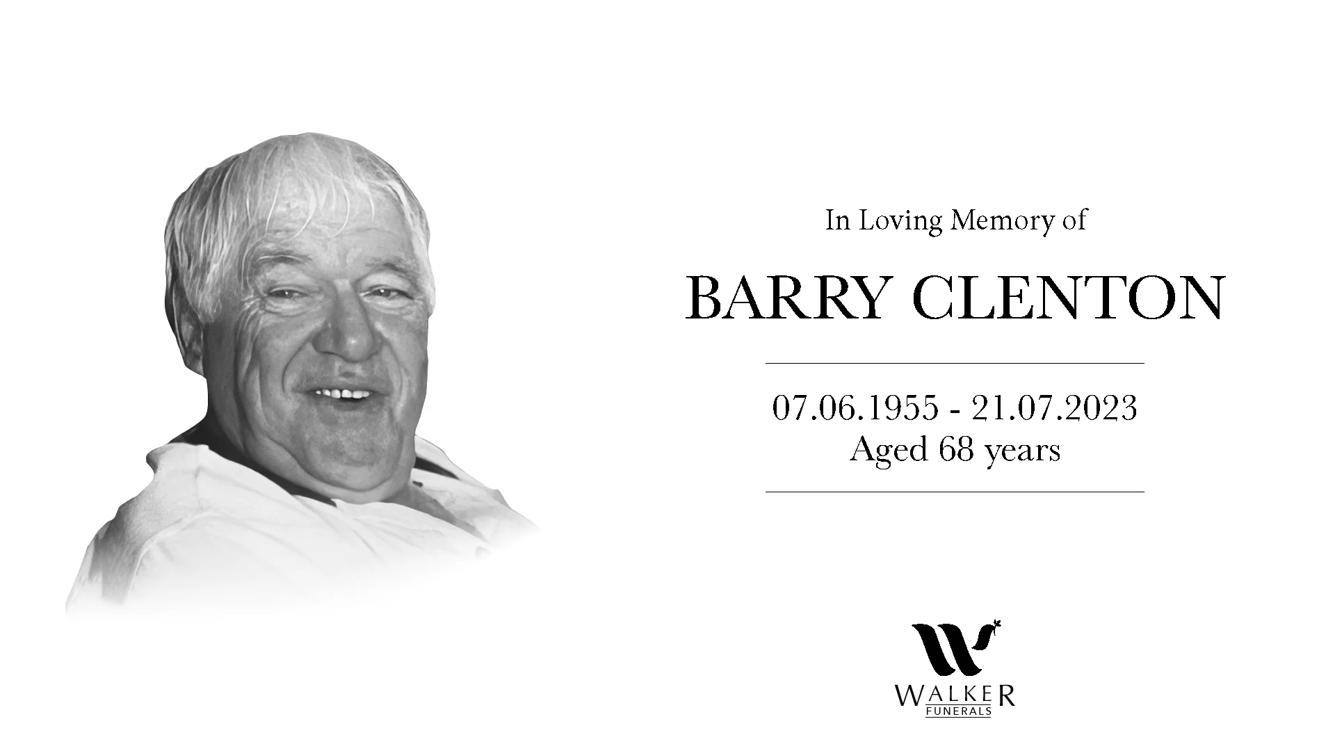 Robert B Walker Funerals Barry Clenton on Vimeo