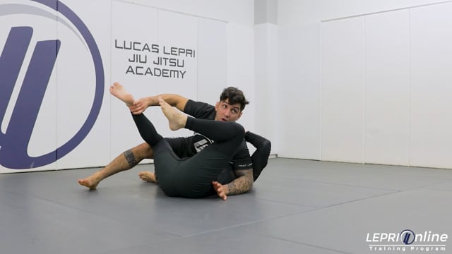 Open Guard to Leg Drag to Side Control to Back Take to Rear Naked Choke