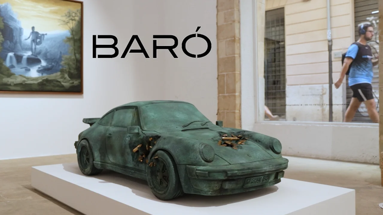 Daniel Arsham | Bronze Eroded Porsche 930 (2021) | Artsy
