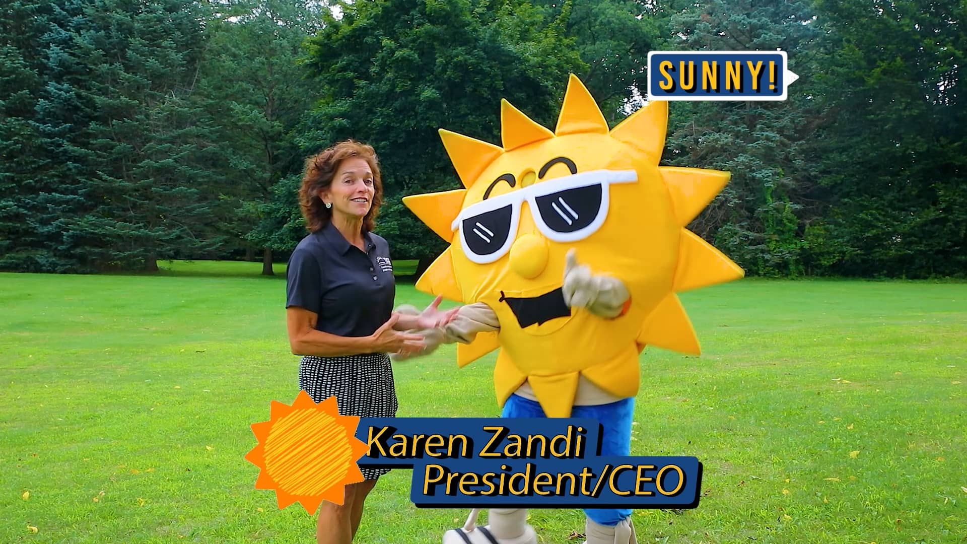 30 Mary Cariola Walking On Sunshine Walk 2023 with MC's Karen Zandi