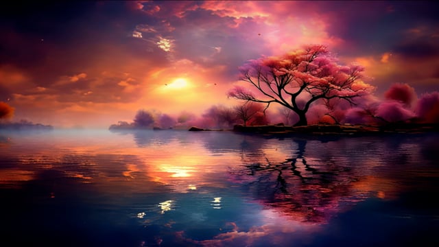 Lake, Sunset, Nature. Free Stock Video - Pixabay