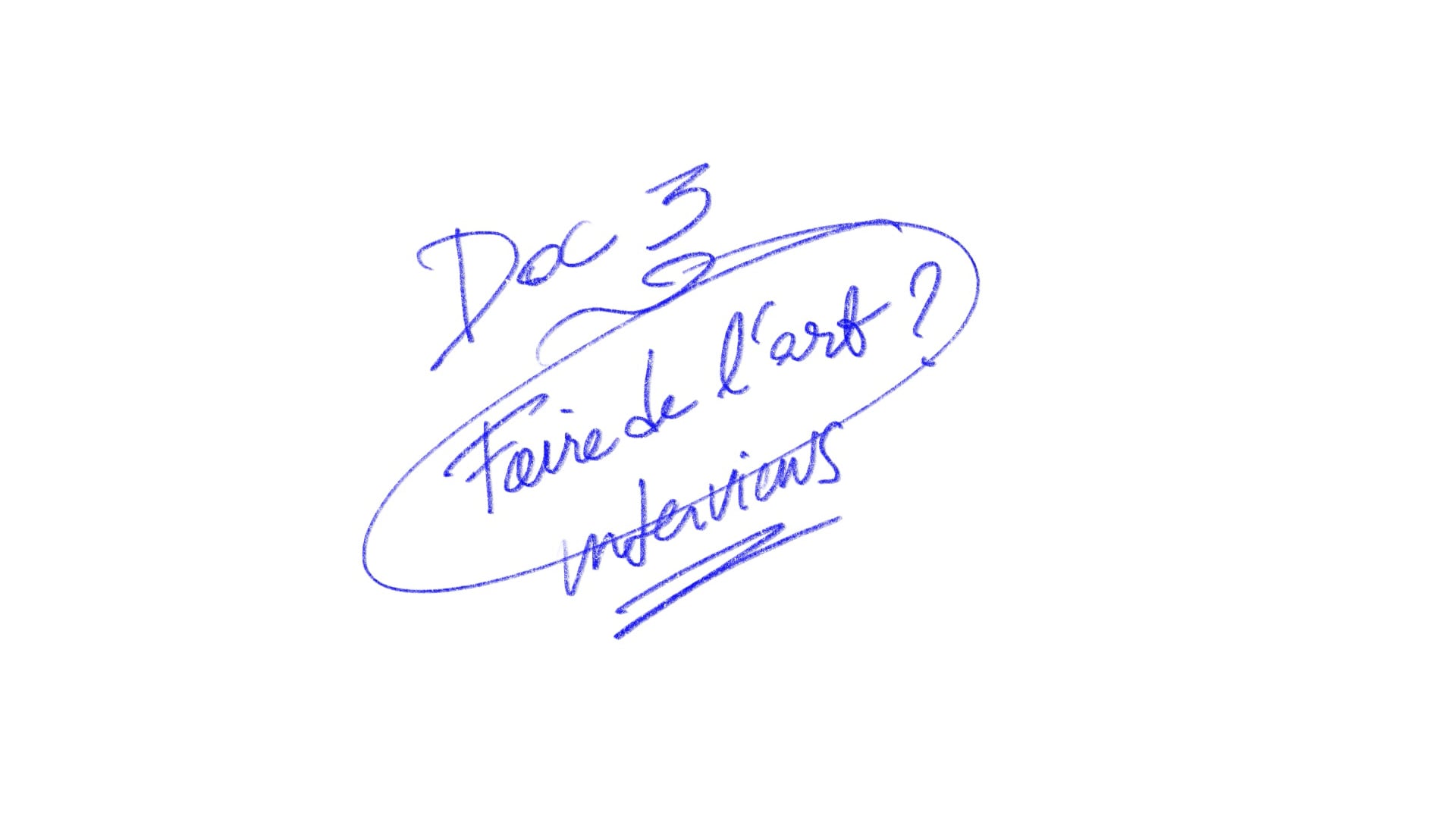 Doc 3/Faire de l'art ?