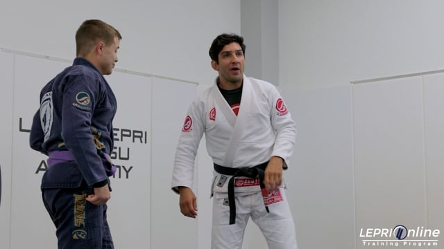 Single/Double Leg Takedown Counter to Clock Choke