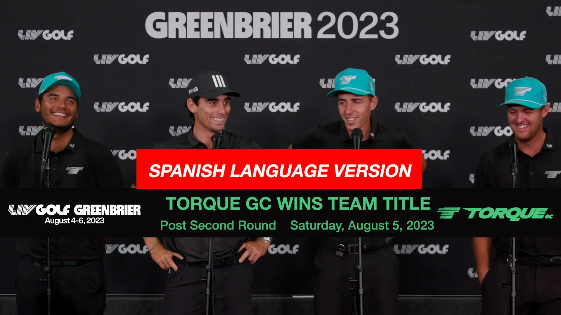 (Spanish Language Version) Torque GC Earns LIV Golf Greenbrier Team
