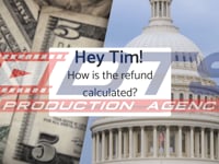 How is the refund calculated?
