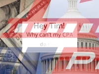 Why can‘t my CPA do this?