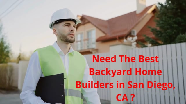 Crest Backyard Homes : Backyard Home Builders in San Diego, CA