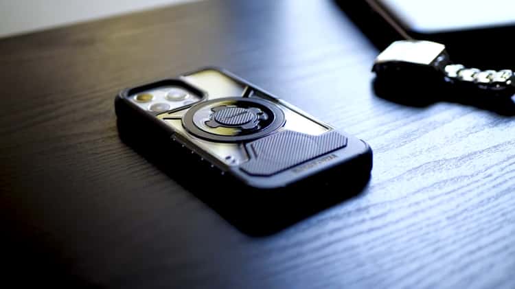 ROKFORM - iPhone 13 Series Crystal Case _ Magnetic Sport Ring Stand & Grip  _ MagSafe Compatible on Vimeo