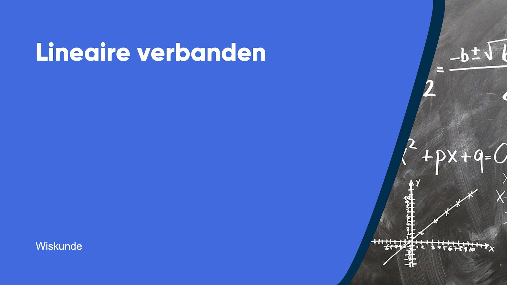 Lineaire verbanden