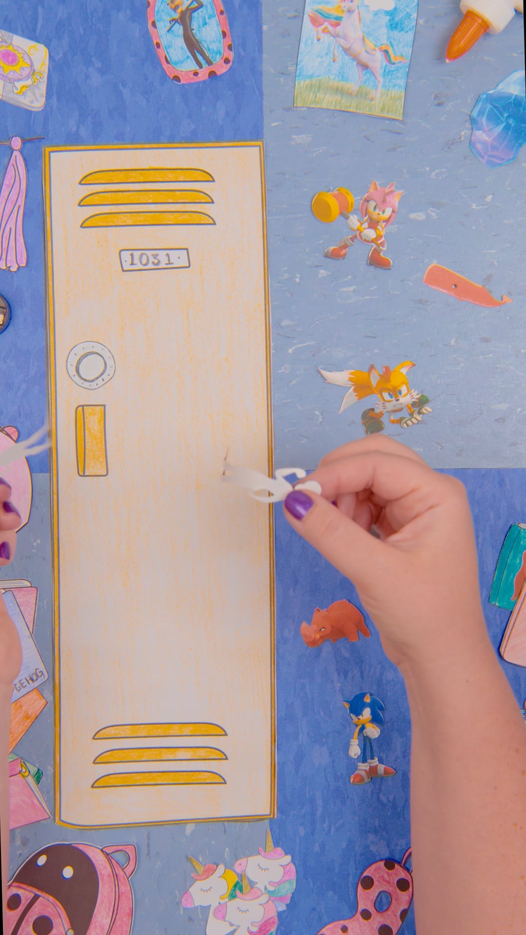 Multi-Title Locker | ASMR Papercraft | Netflix