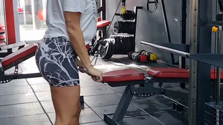 Barra polea online gym