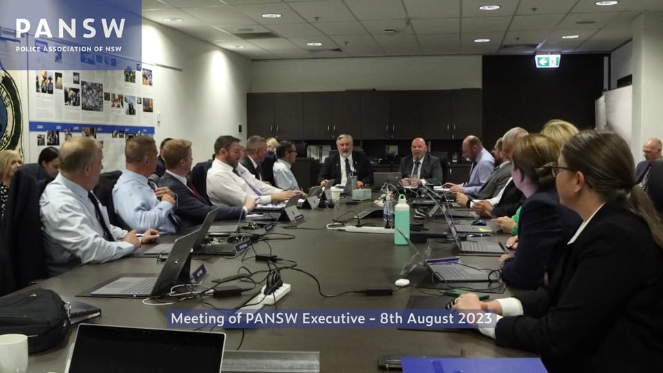 PANSW Executive Report / Escalating Industrial Action with Commonwealth ...