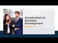 Introduction to Business Development