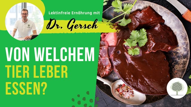 Von welchem Tier soll man Leber essen?