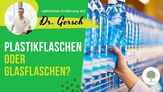 Plastikflaschen oder Glasflaschen? 