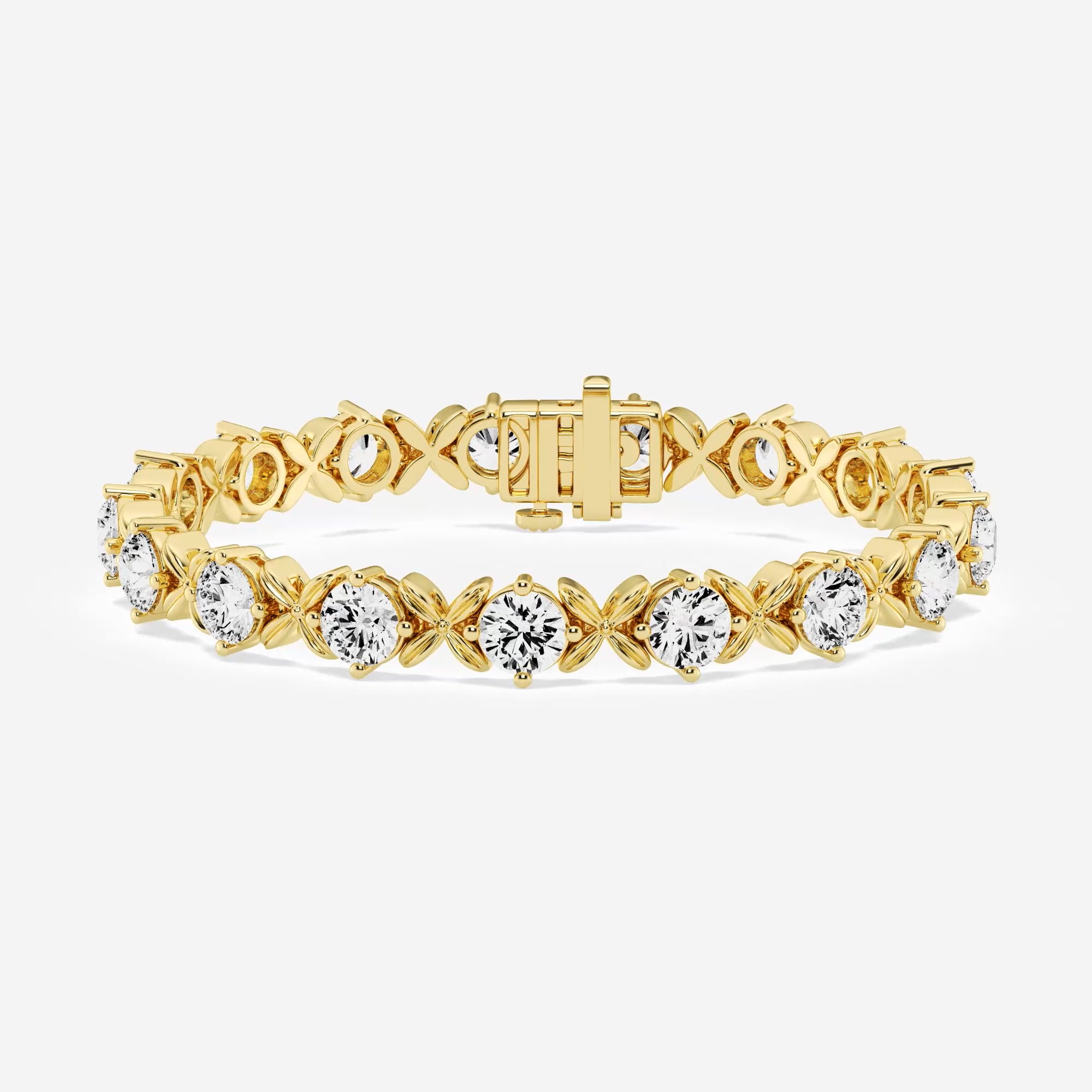 [DOROCY] 14K★8 DIAMONDS MIX TENNIS Bracelet ★豪華 DOROCY] 14K☆8 DIAMONDS MIX TENNIS Bracelet ☆豪華 (DOROCY
