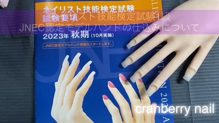 ネイリスト技能検定試験用 JNEC認定モデルハンド カテゴリー 【公式通販】