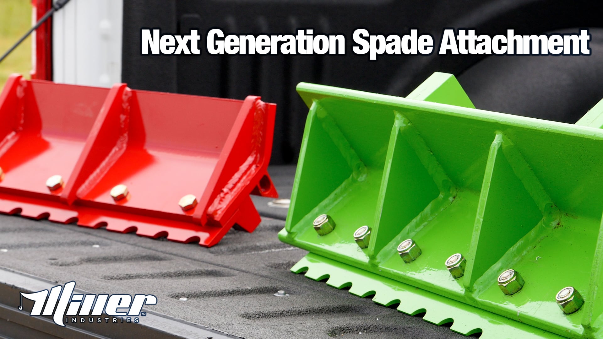 Video of Miller Rotator Spade Attachment Storage Bracket