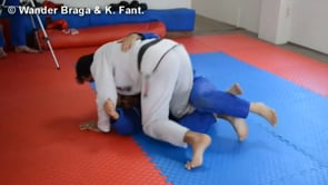 Half Guard Pass With Step Over