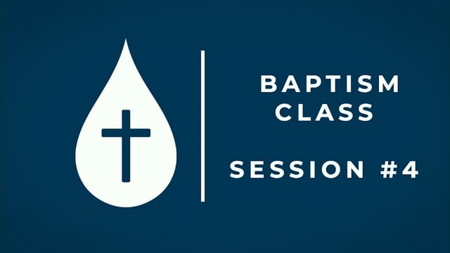 Old Baptism Training Video #4
