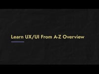 Web Design with UX &amp; Graphic Design: 1.1 Learn UX UI COURSE Overview